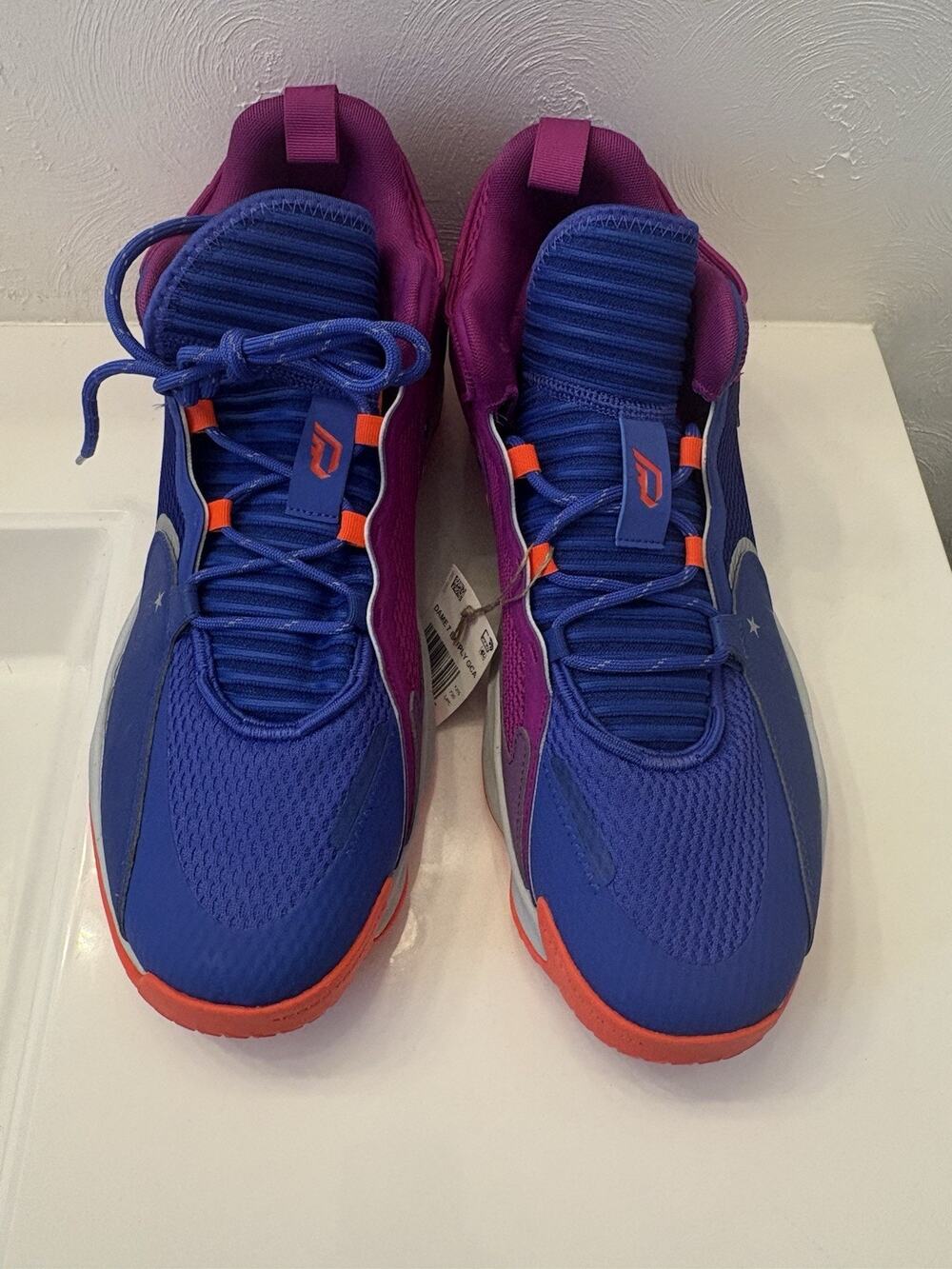 adidas Dame 7 EXTPLY GCA Say Cheese Sonic Fuchsia Red Ink Blue (H69013) Size 13